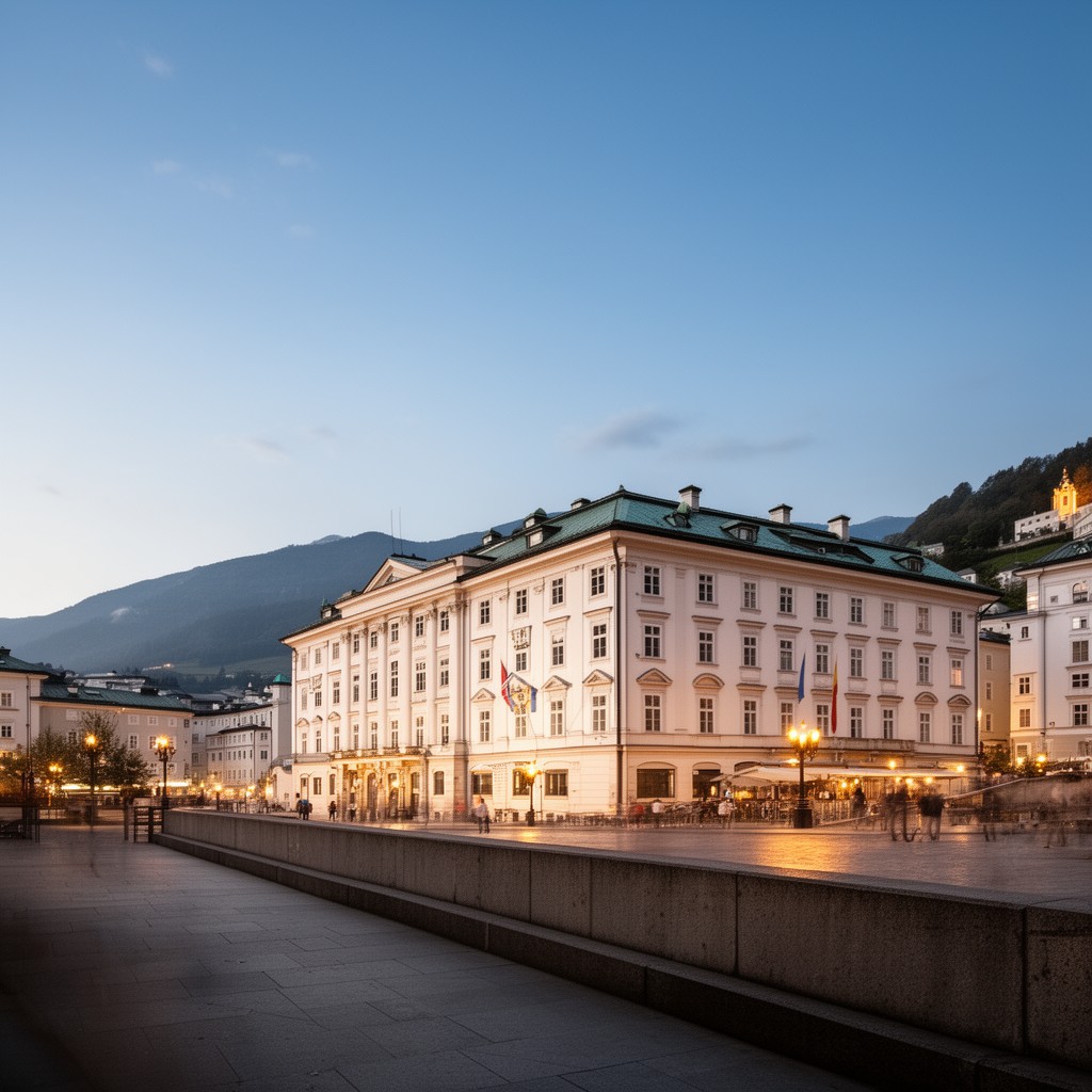 AI-generated illustration of Haus für Mozart