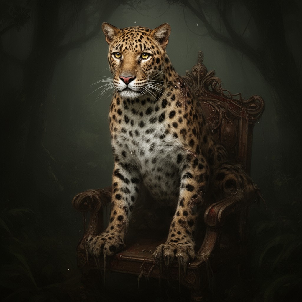 AI-generated illustration of Leopard-man