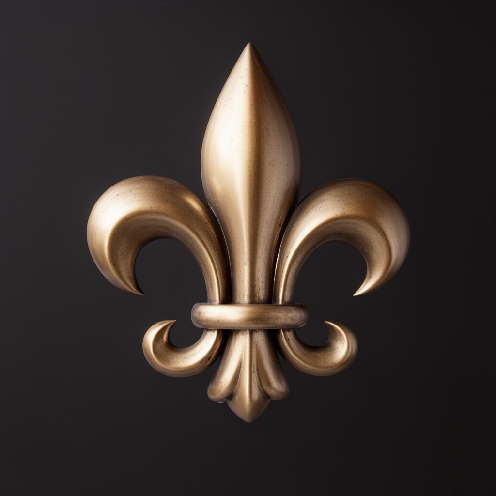 AI-generated illustration of fleur-de-lis