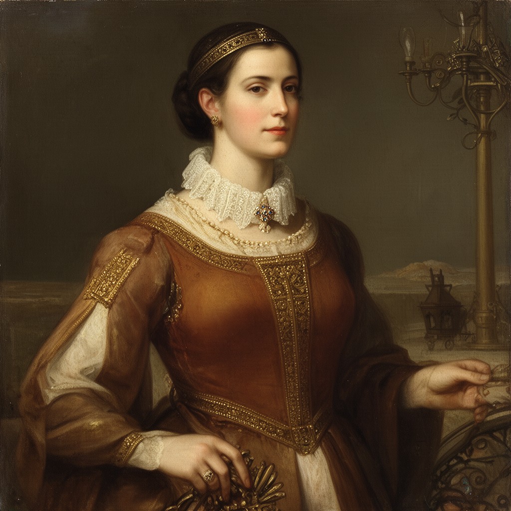 AI-generated illustration of Emma of Sicily