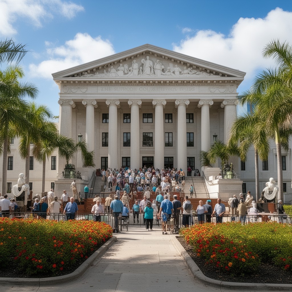 AI-generated illustration of Supreme Court of the Virgin Islands