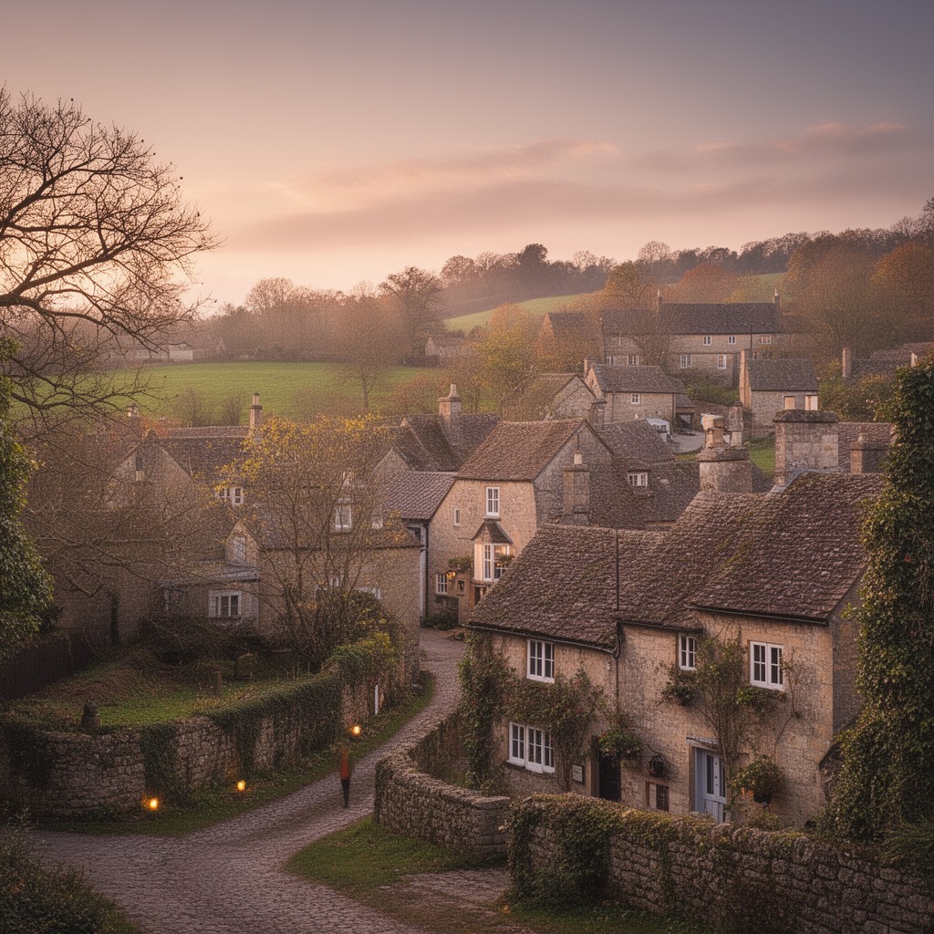 AI-generated illustration of Charlbury