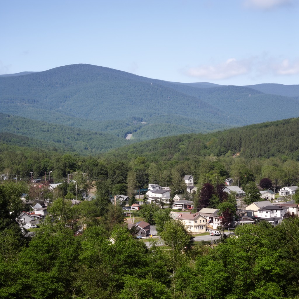 AI-generated illustration of Town of Hunter, New York