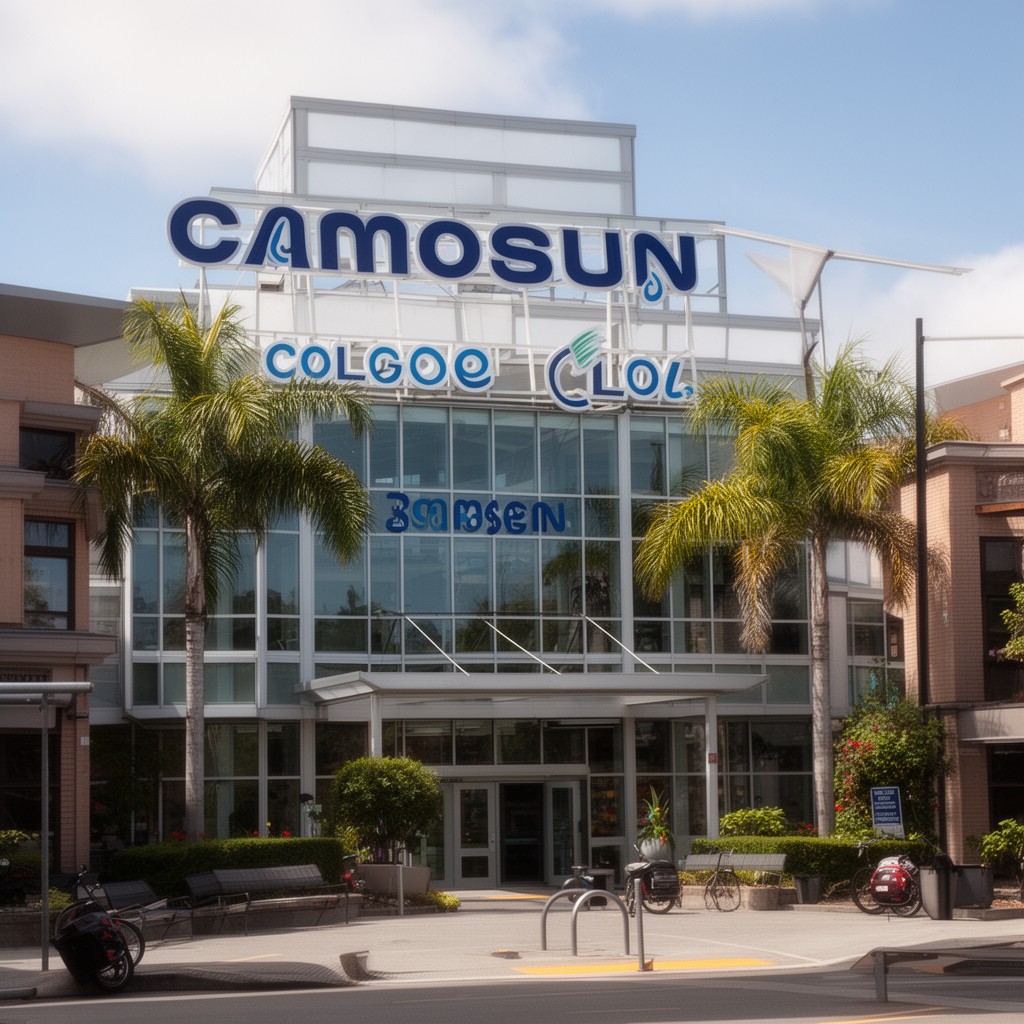 AI-generated illustration of Camosun College