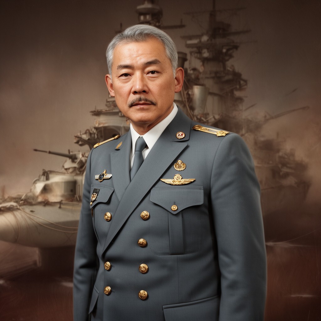 AI-generated illustration of Admiral Seiichi Itō