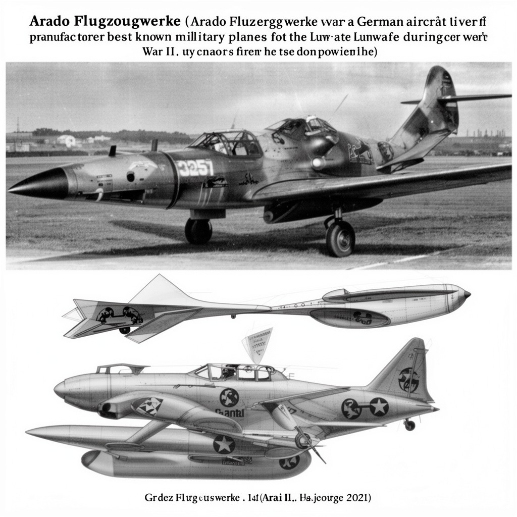 AI-generated illustration of Arado Flugzeugwerke