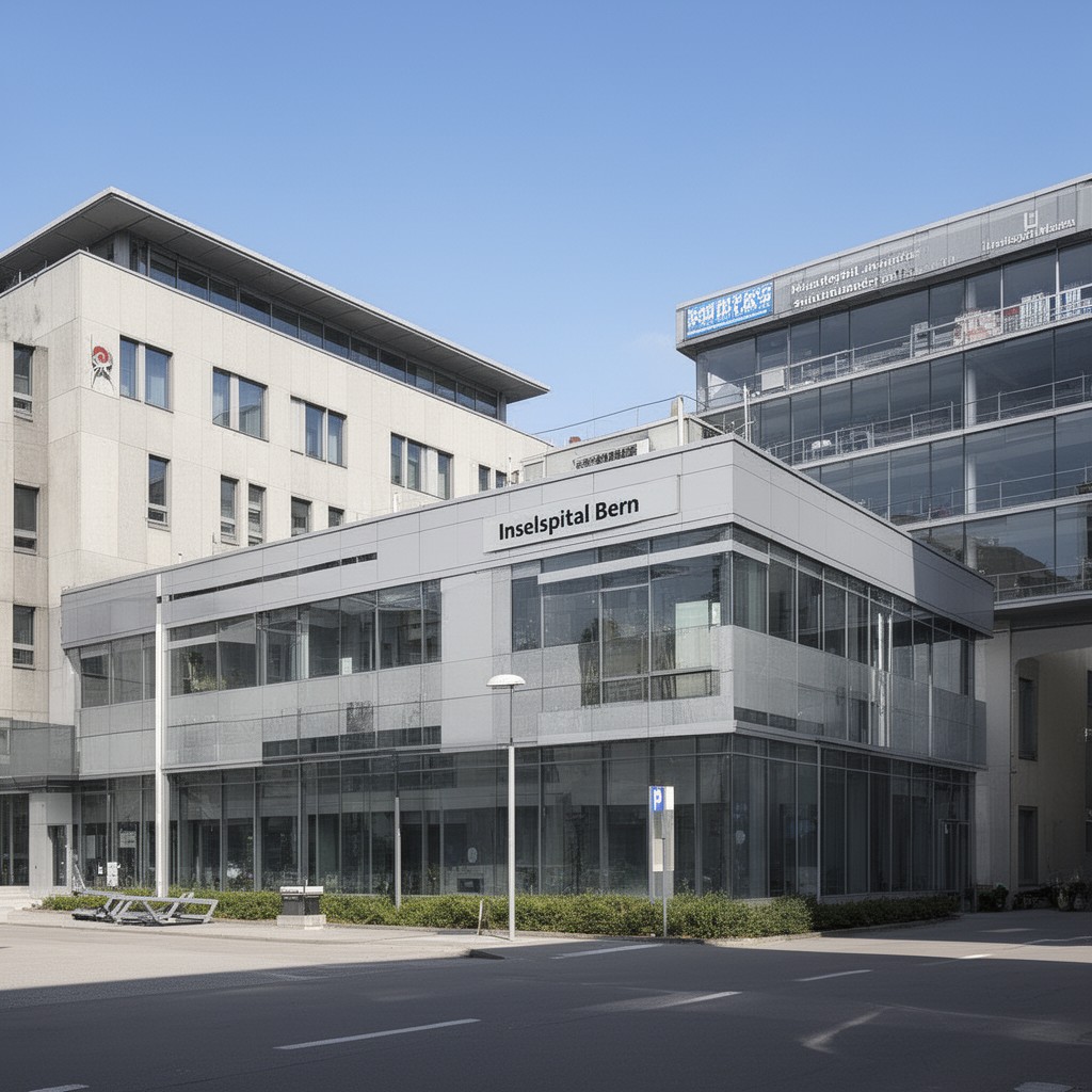 AI-generated illustration of Inselspital Bern