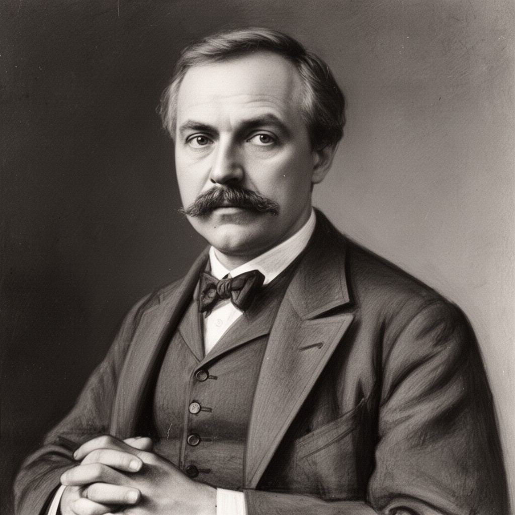 AI-generated illustration of Jean Jaurès