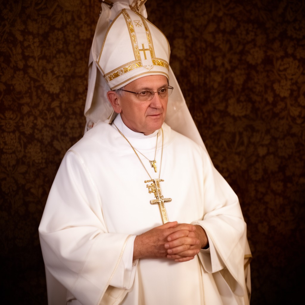 AI-generated illustration of Pope John XXII