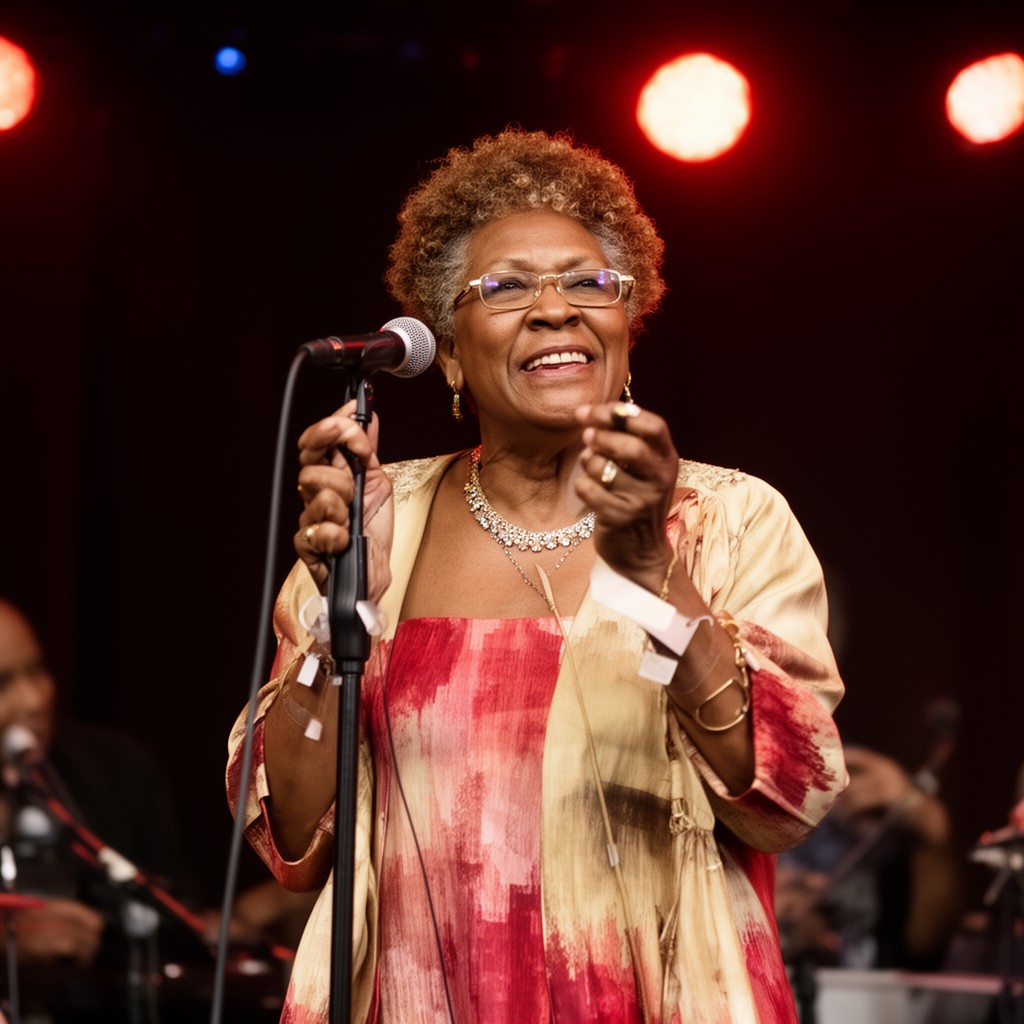 AI-generated illustration of Mavis Staples