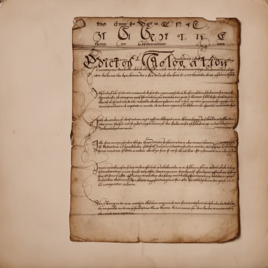 AI-generated illustration of Edict of Toleration by Galerius