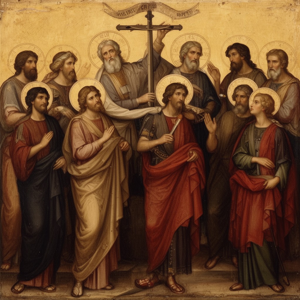 AI-generated illustration of Forty Martyrs of Sebaste