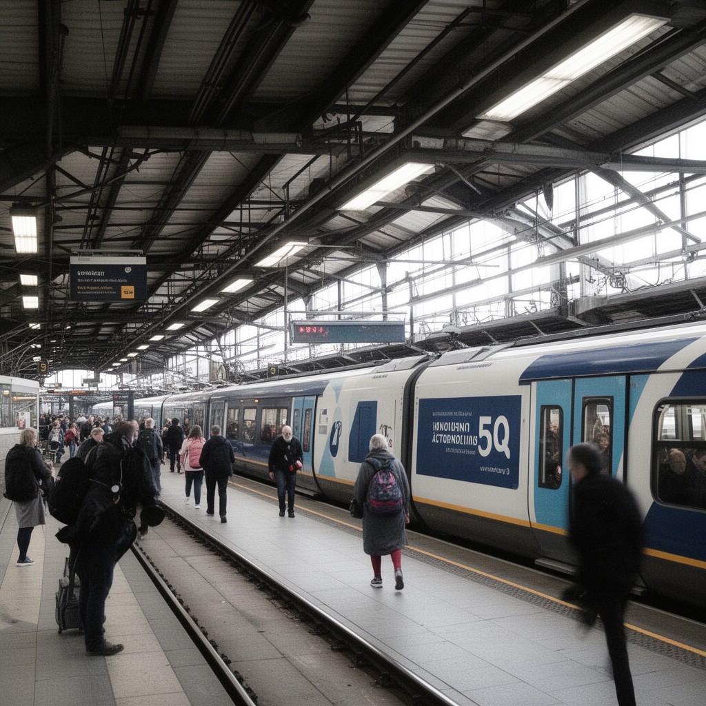 AI-generated illustration of Northern Trains