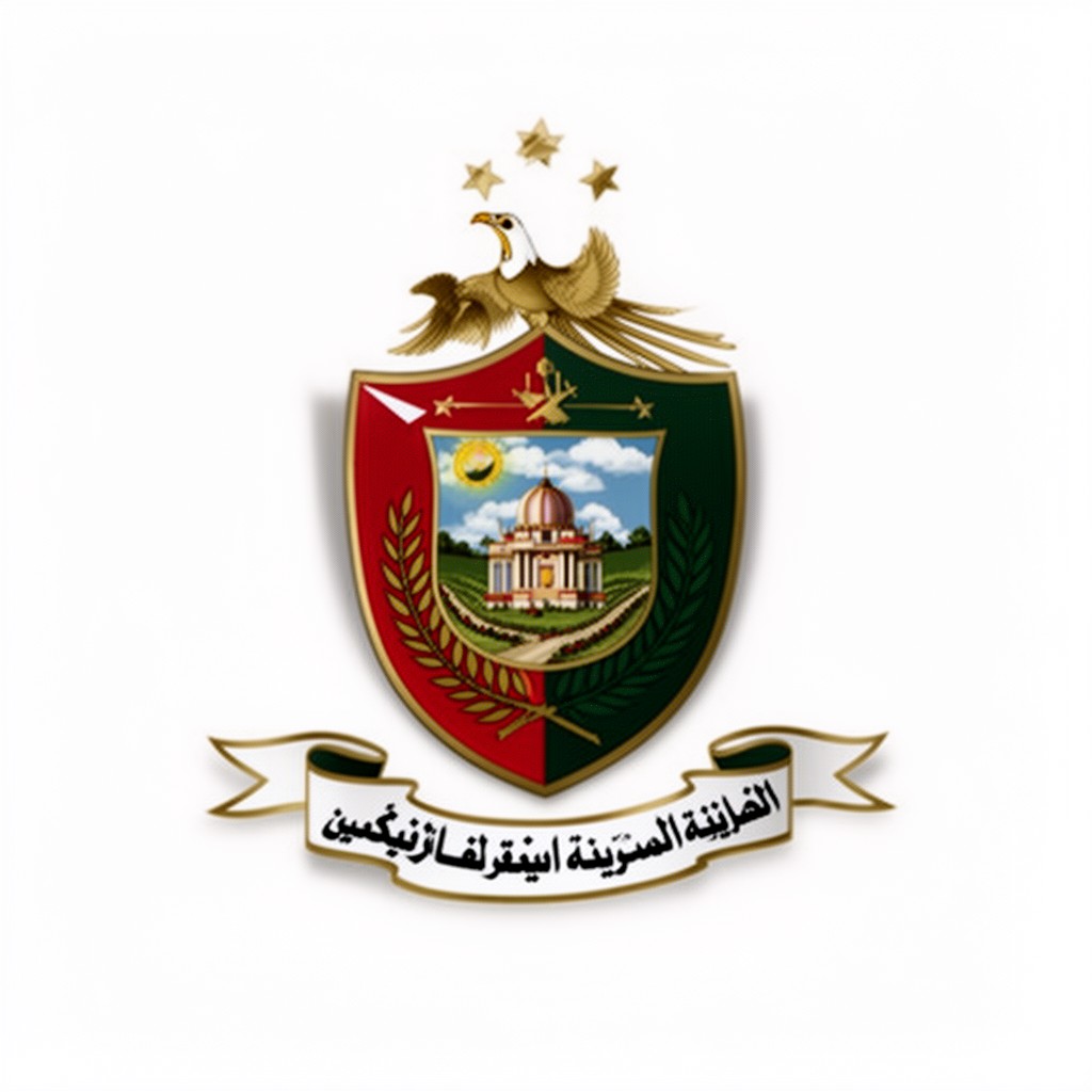 AI-generated illustration of Coat of arms of Jordan