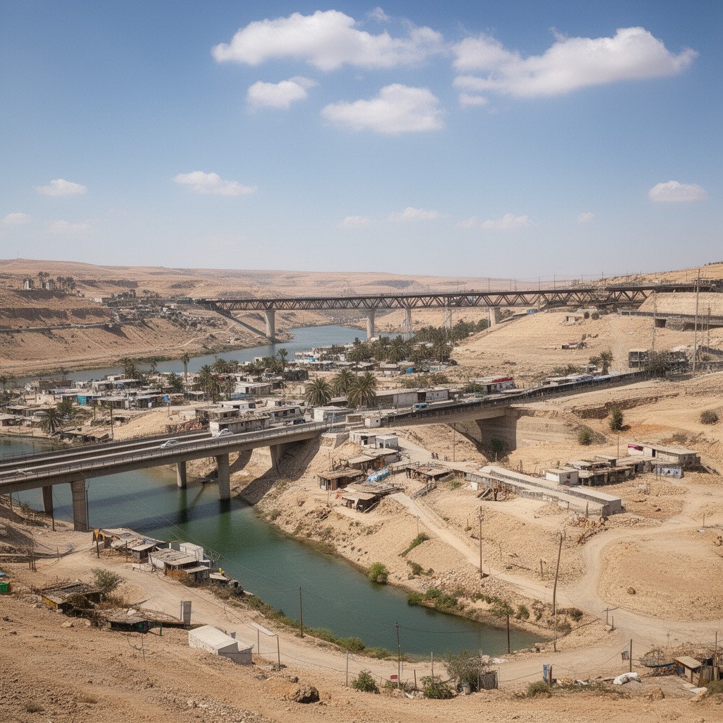 AI-generated illustration of Israel–Jordan Joint Water Committee