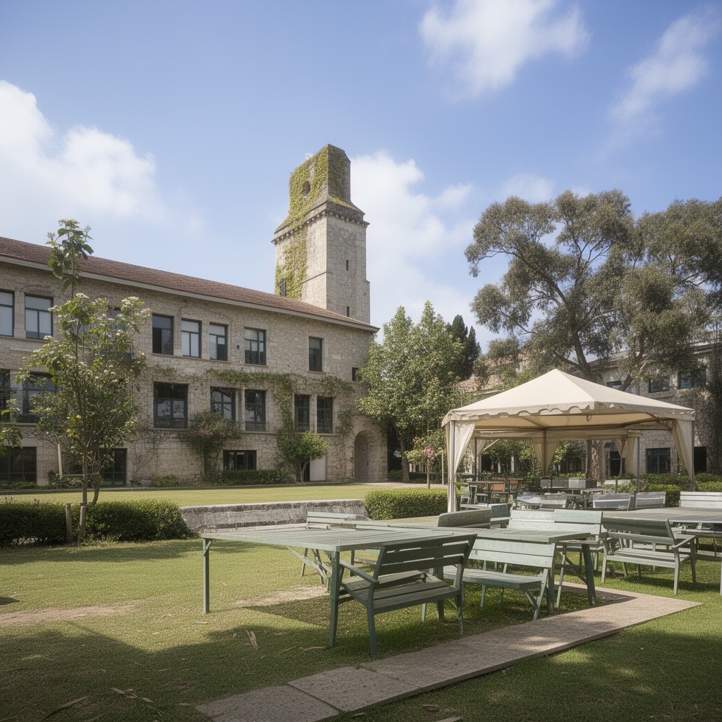 AI-generated illustration of Kadoorie Agricultural High School