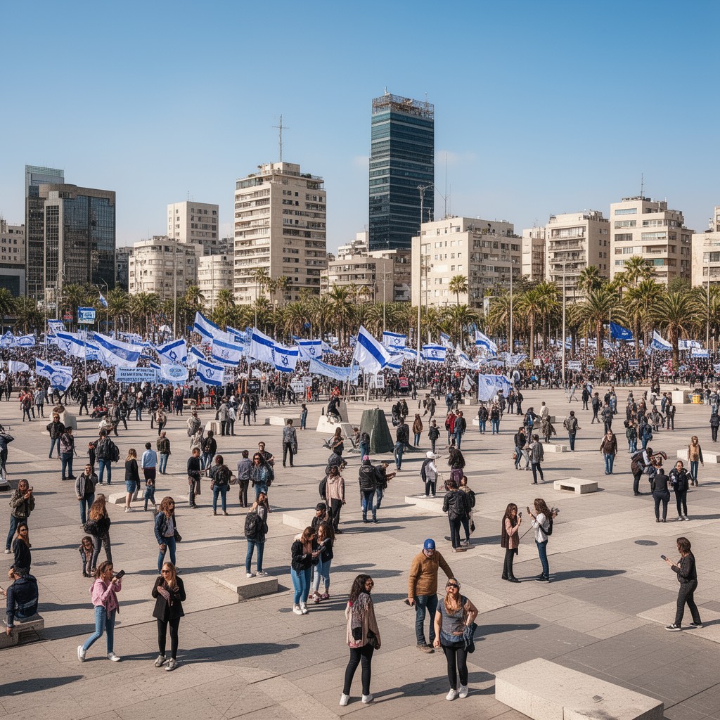 AI-generated illustration of Rabin Square