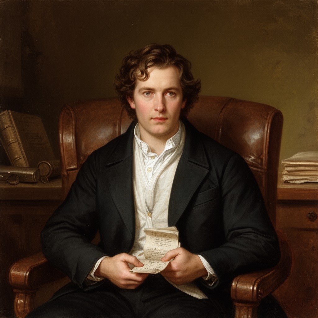 AI-generated illustration of Thomas Davison