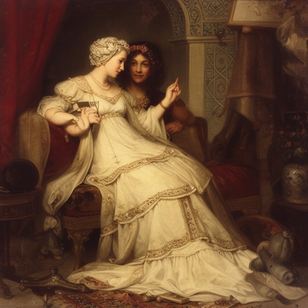AI-generated illustration of The Bride of Abydos