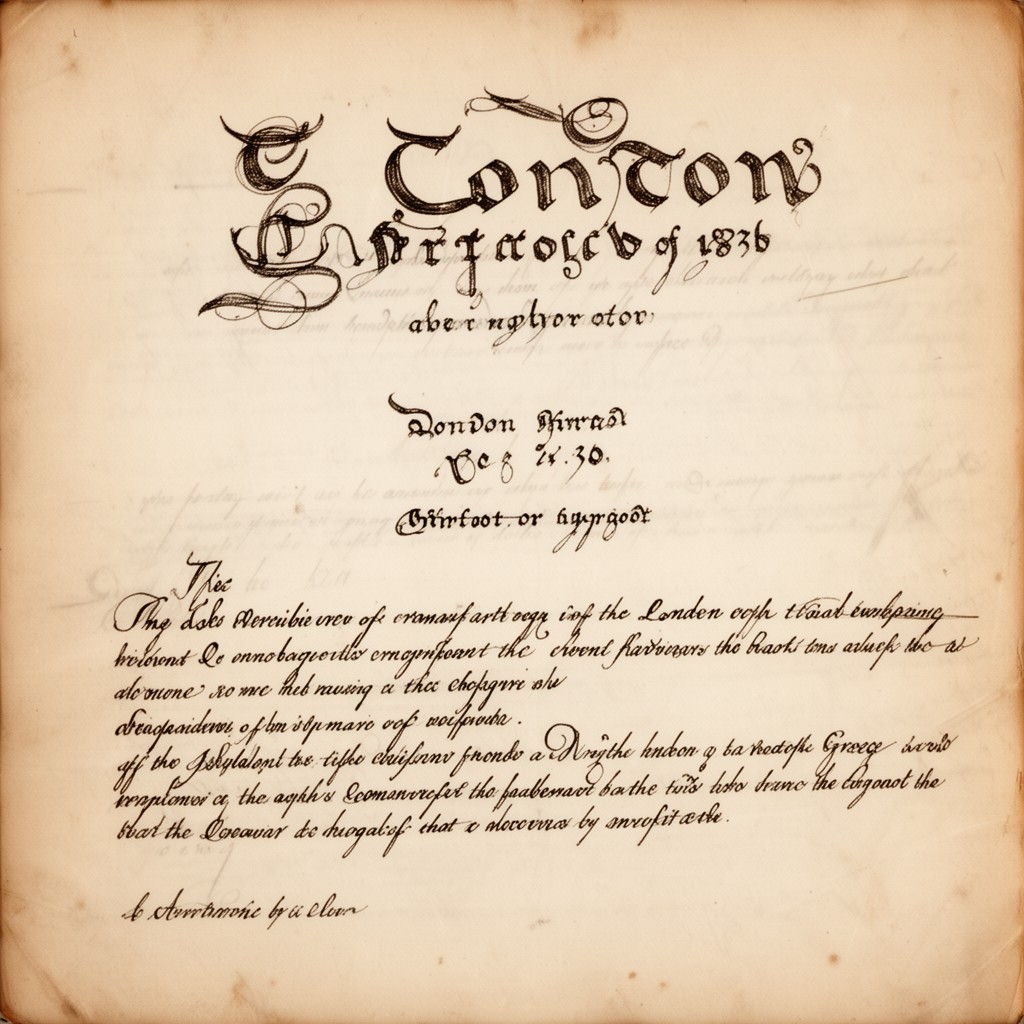 AI-generated illustration of London Protocol of 1830