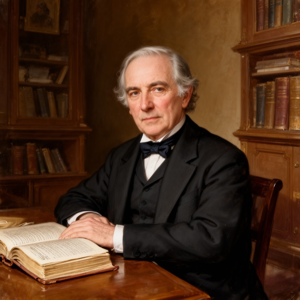 AI-generated illustration of Mr Septimus Harding
