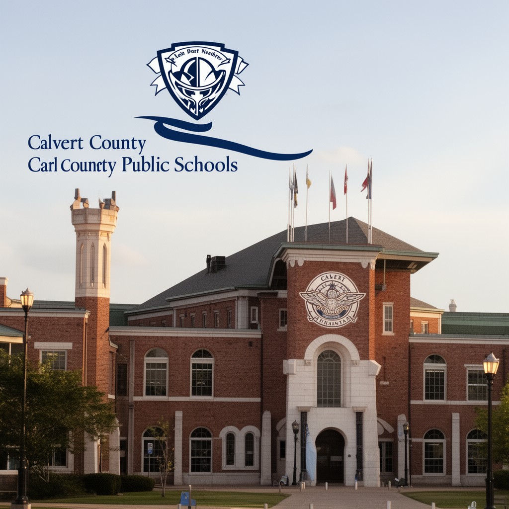 AI-generated illustration of Calvert County Public Schools