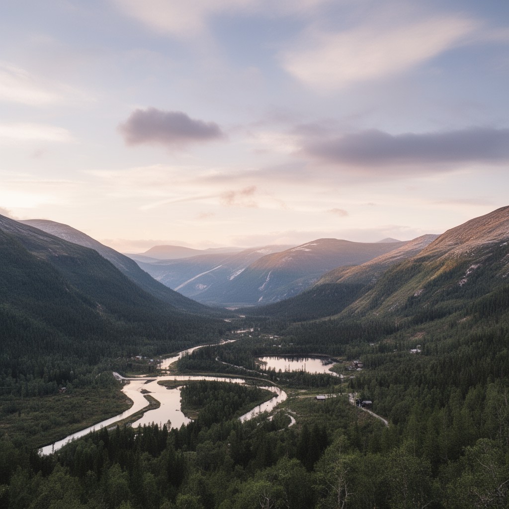 AI-generated illustration of Oppland