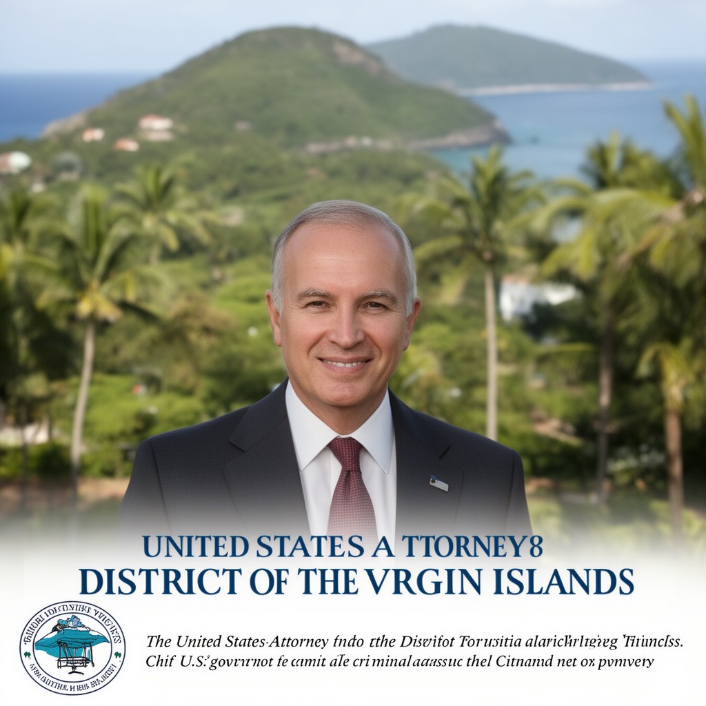 AI-generated illustration of United States Attorney for the District of the Virgin Islands