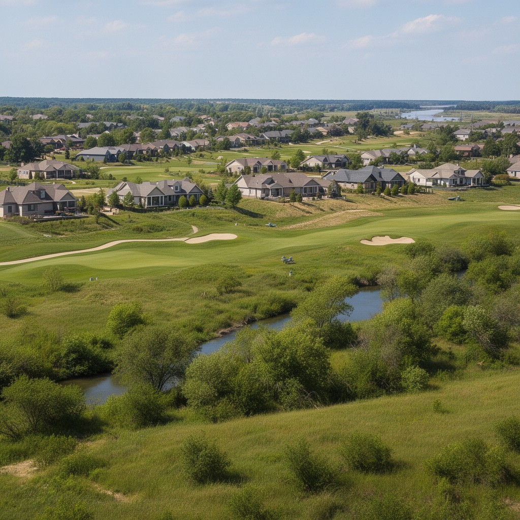 AI-generated illustration of Dakota Dunes, South Dakota