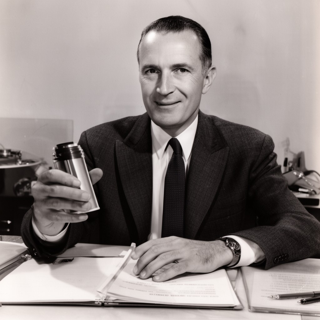AI-generated illustration of Charles Luckman