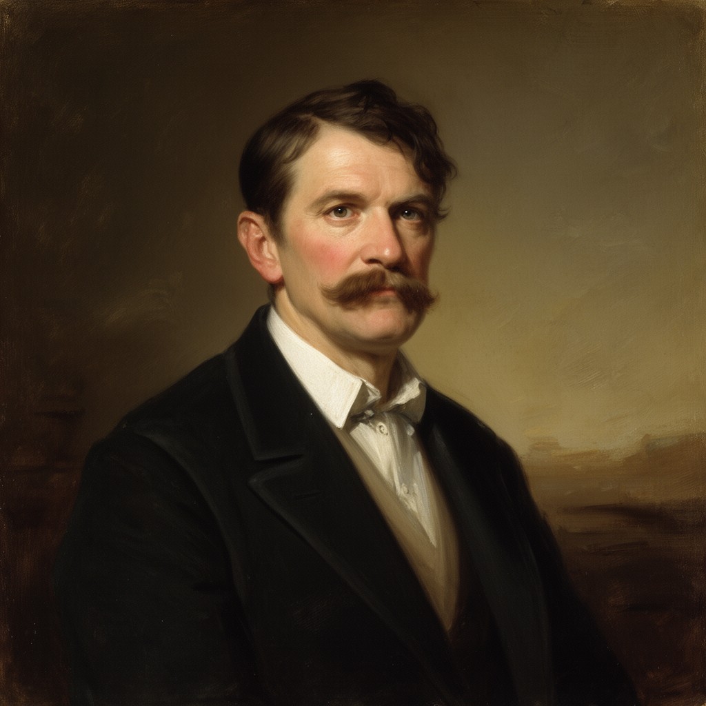 AI-generated illustration of Jonathan Eastman Johnson