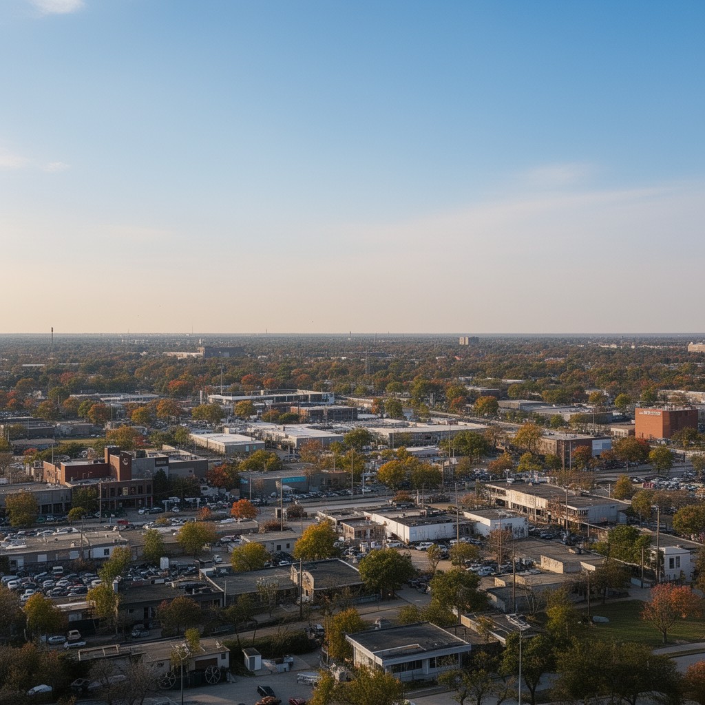 AI-generated illustration of Garland, Texas