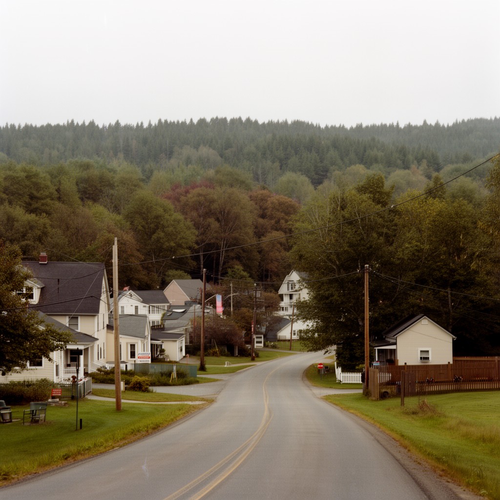 AI-generated illustration of Holden, Maine