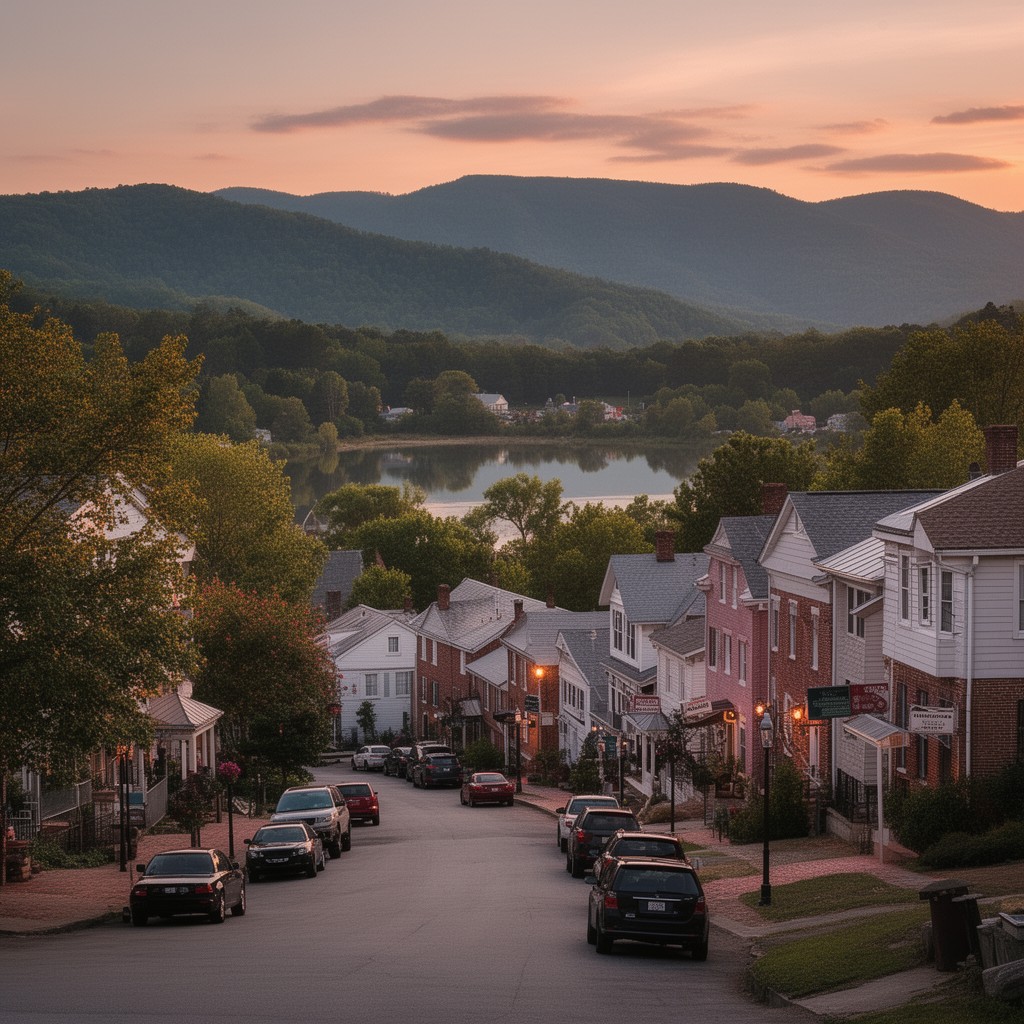 AI-generated illustration of Round Hill, Virginia