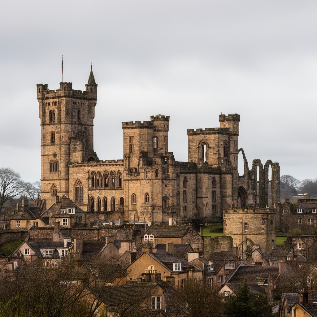 AI-generated illustration of Linlithgow