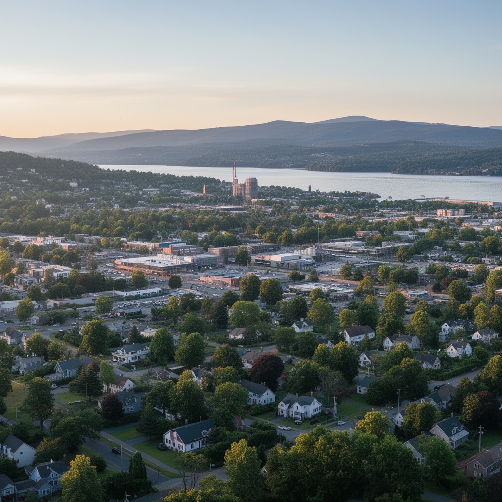AI-generated illustration of South Burlington