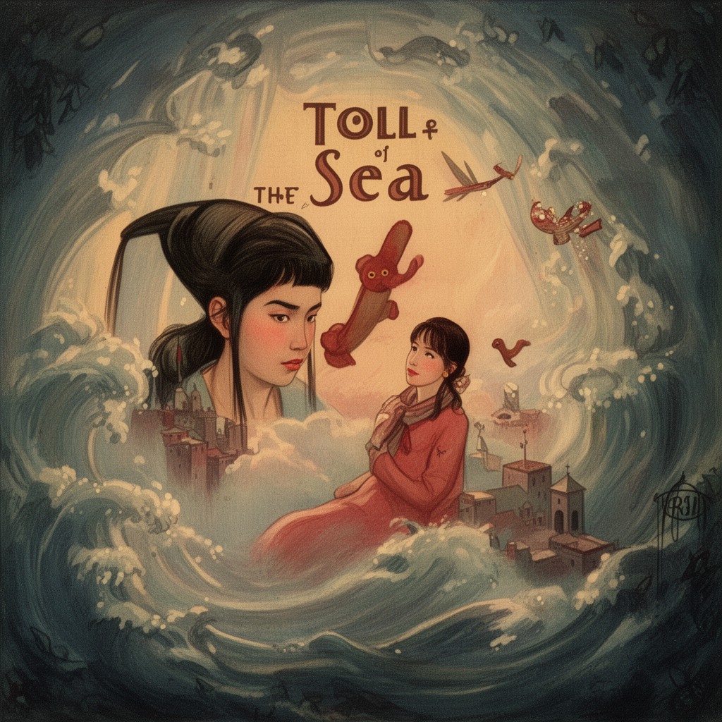 AI-generated illustration of The Toll of the Sea