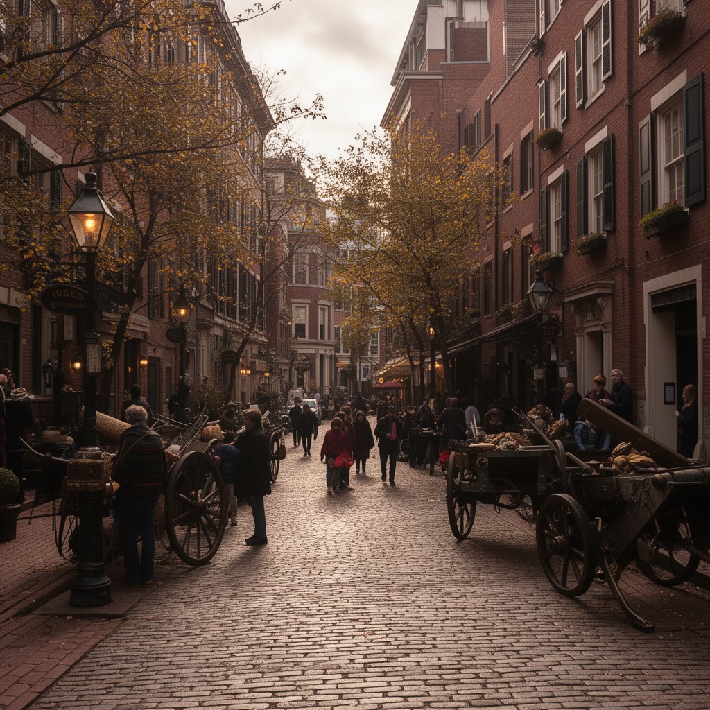 AI-generated illustration of Freedom Trail