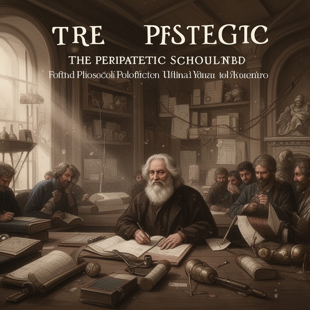 AI-generated illustration of Peripatetic school