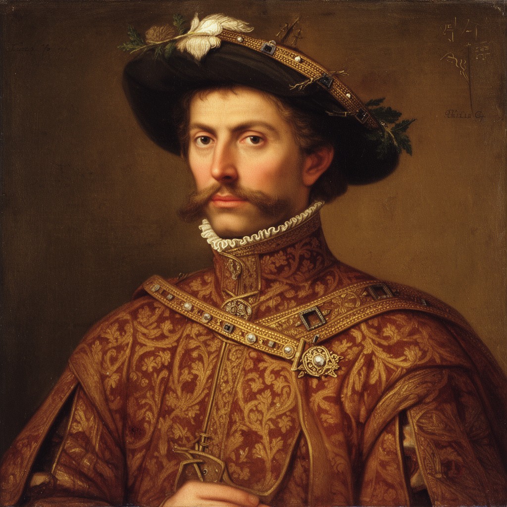 AI-generated illustration of Philip II