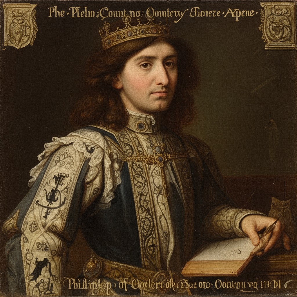 AI-generated illustration of Philip I, Count of Boulogne