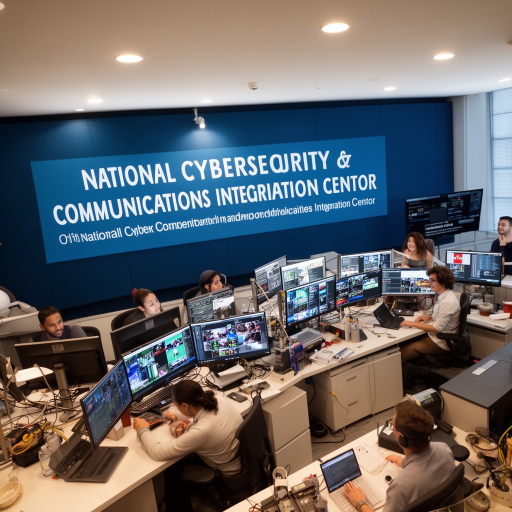 AI-generated illustration of National Cybersecurity and Communications Integration Center