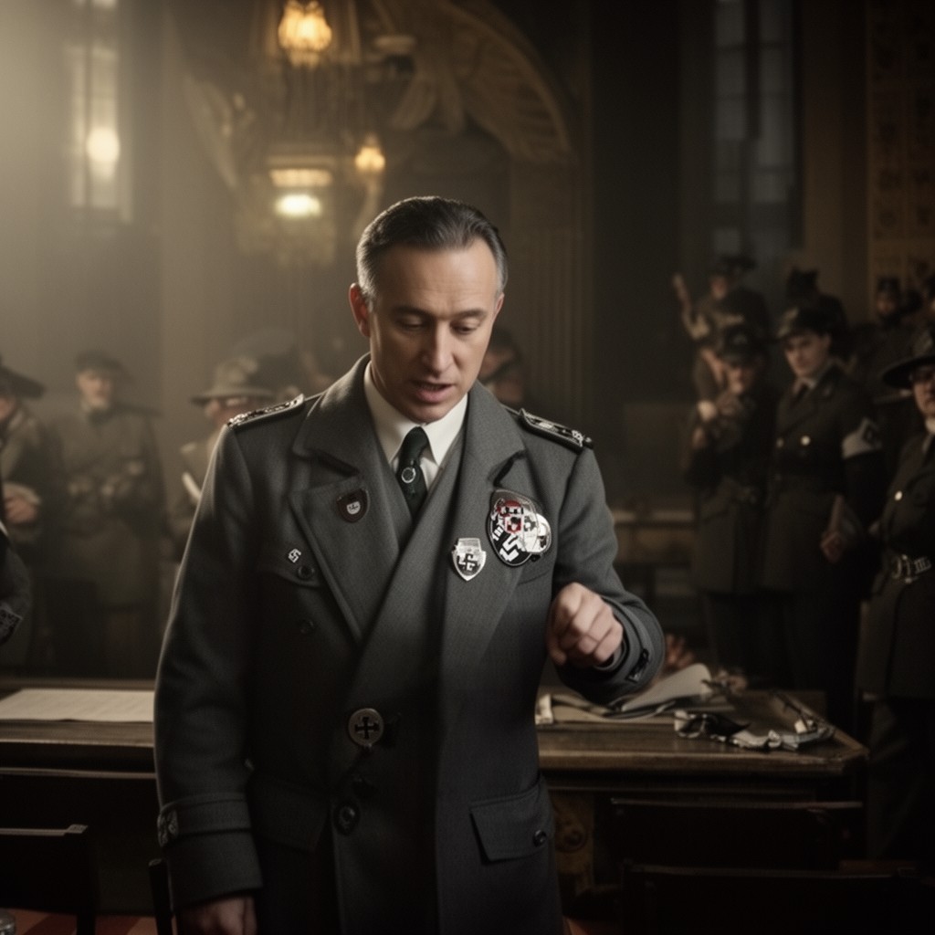 AI-generated illustration of Reich Protector