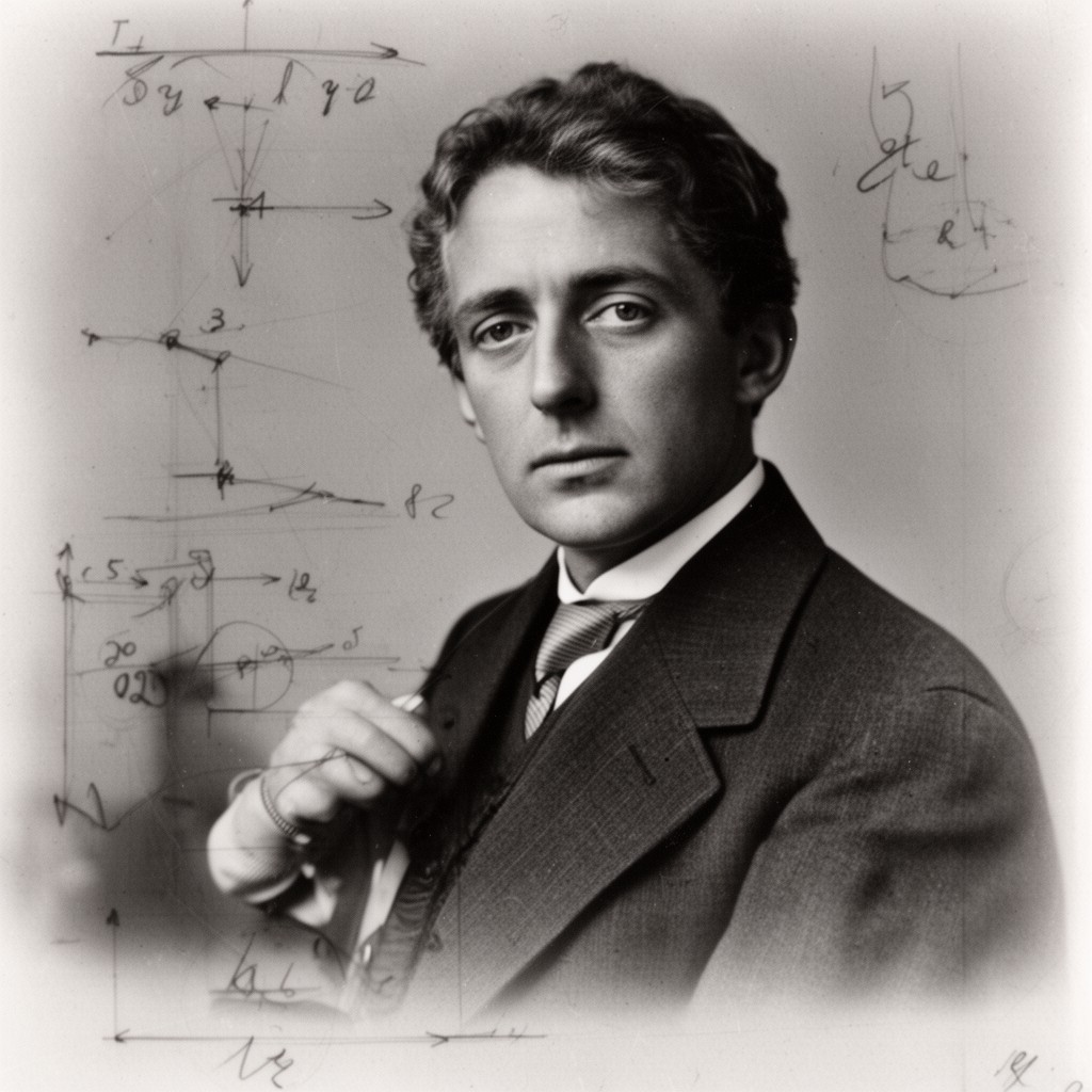 AI-generated illustration of Julius Bernstein