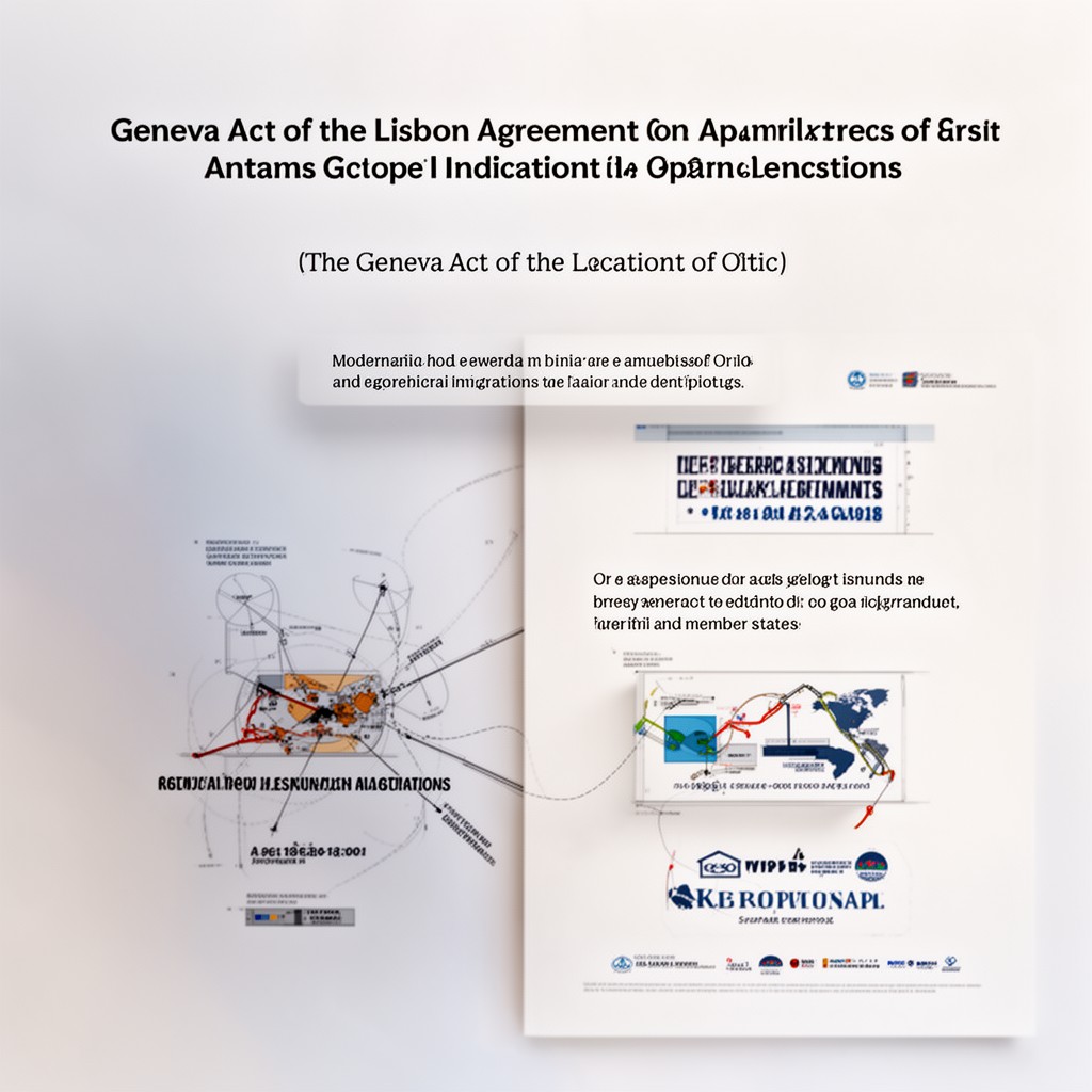AI-generated illustration of Geneva Act of the Lisbon Agreement on Appellations of Origin and Geographical Indications