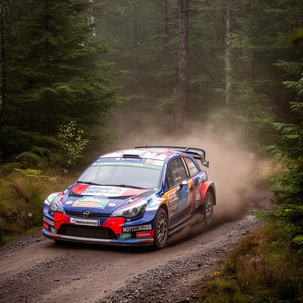 AI-generated illustration of RAC Rally