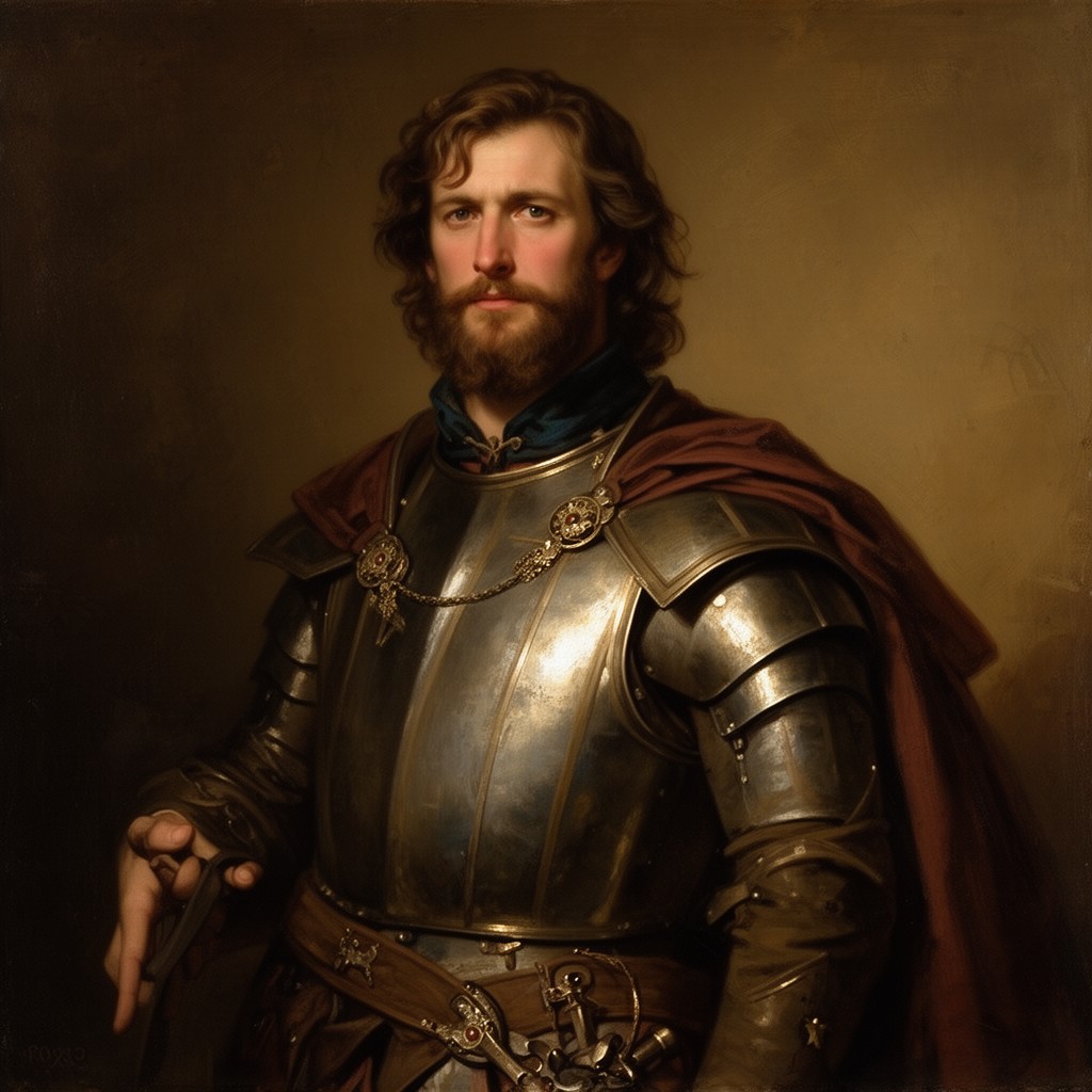AI-generated illustration of Edward Bruce