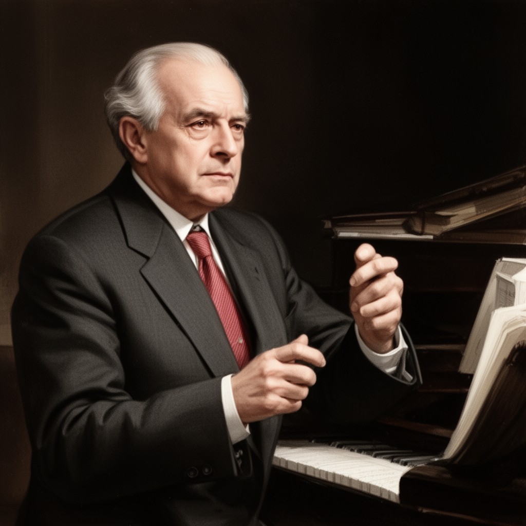 AI-generated illustration of Wilhelm Furtwängler