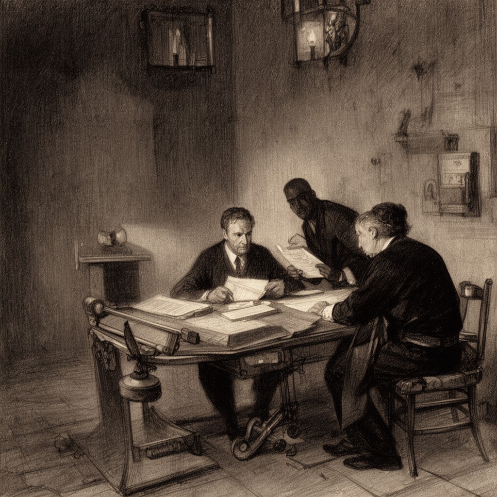 AI-generated illustration of The Judgment