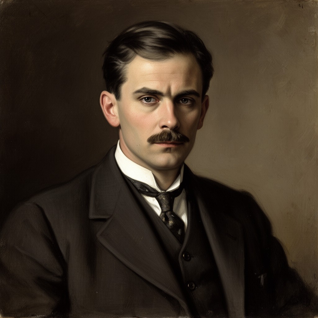 AI-generated illustration of Hermann Kafka